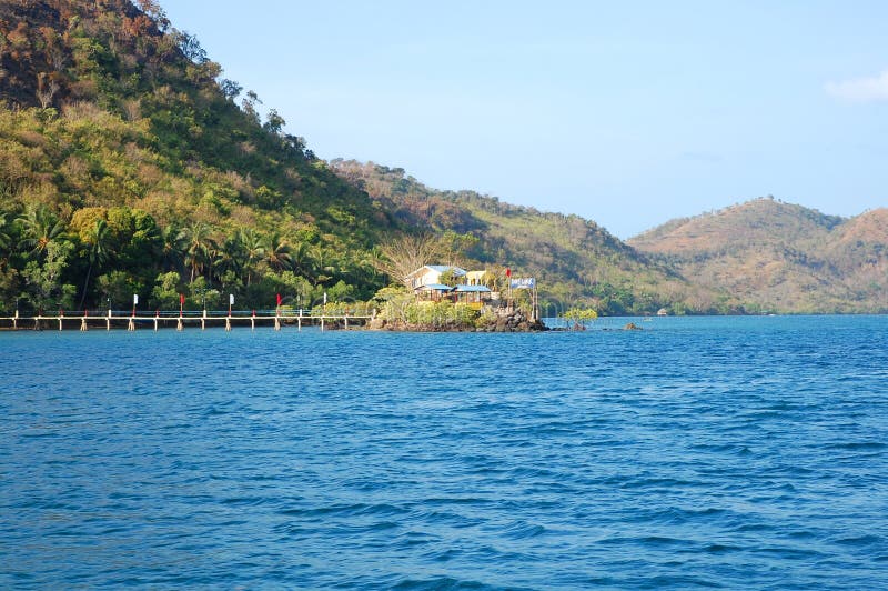 Dive Link Resort Island in Coron, Palawan, Philippines Editorial