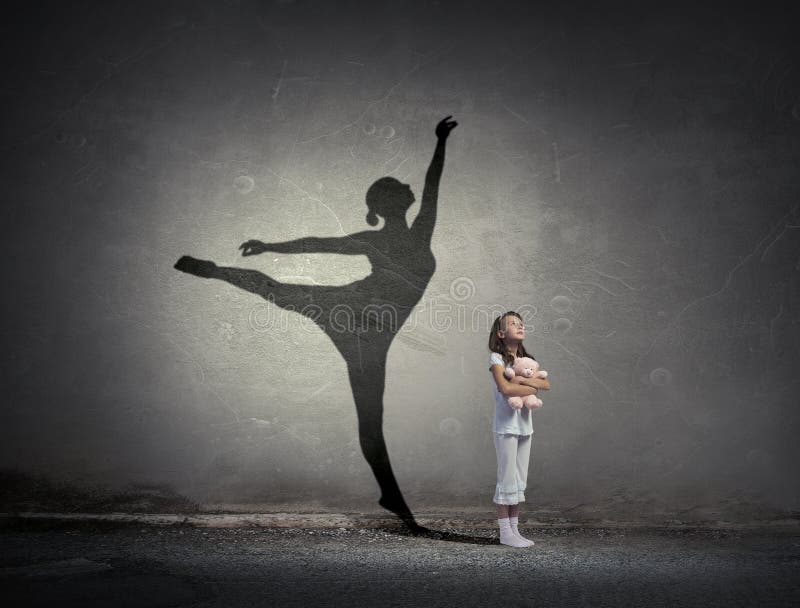 Diventerò ballerina fotografia stock Diventerò ballerina fotografia stock