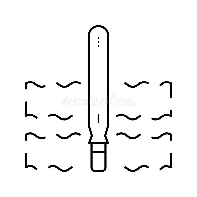 Diver float line icon vector illustration sign vector illustration
