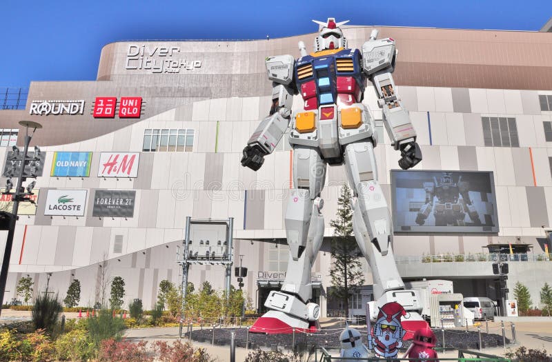DiverCity Τόκιο Plaza σε Odaiba στο Τόκιο, Ιαπωνία στοκ φωτογραφία DiverCity Τόκιο Plaza σε Odaiba στο Τόκιο, Ιαπωνία στοκ φωτογραφία