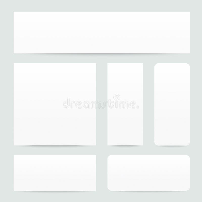 Diversas banderas de papel con las sombras ilustración del vector Diversas banderas de papel con las sombras ilustración del vector