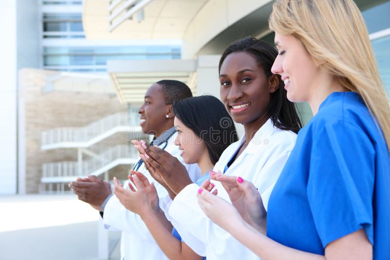 Diverse Attractive Medical Team stock photos Diverse Attractive Medical Team stock photos