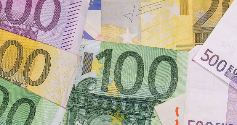 different Euro European Union banknotes EU, finance background. Investment concept. different Euro European Union banknotes EU, finance background. Investment concept