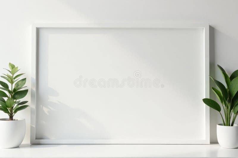 Diverse cadre albe de dimensiuni diferite, cu o vedere luminoasă de fundal, în formă de lumină naturală, continuă să funcționeze vector illustration