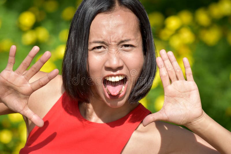 Diverse Female Making Funny Faces Stock Photo Image of diversity
