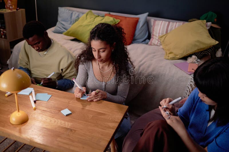 Diverse Group Collaborating on Creative Ideas stock images