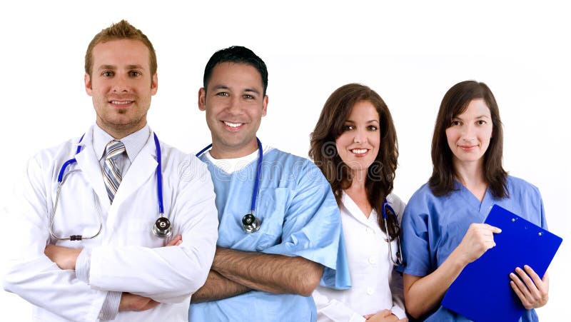 Diverse medical team royalty free stock images Diverse medical team royalty free stock images