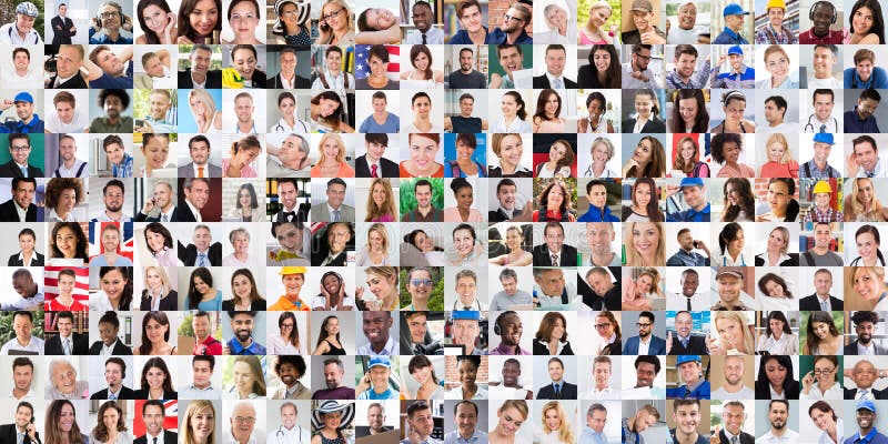 Diverse People Face royalty free stock image