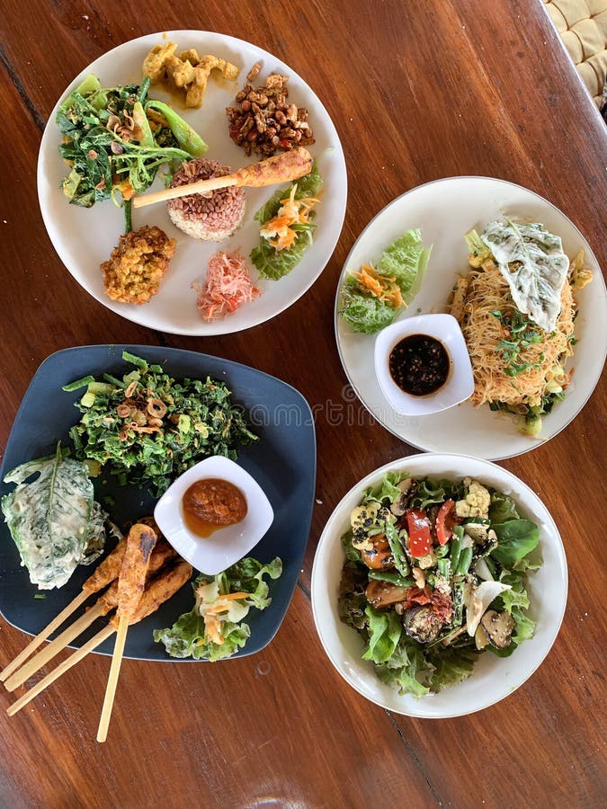 Diverse Photo of Many Popular Indonesian Dishes Stock Image - Image of