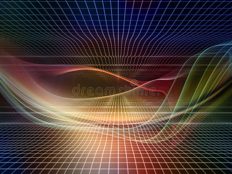 Diversity of Fractal Realms stock illustration