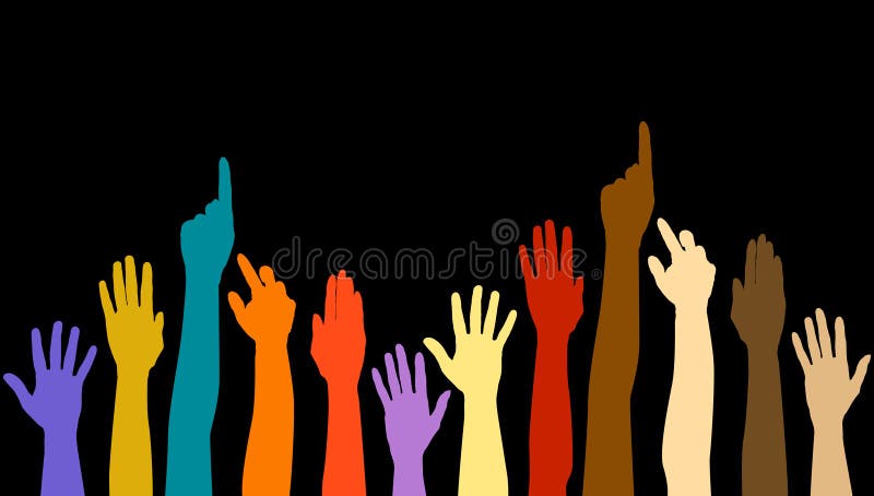 Diversity Hands vector illustration