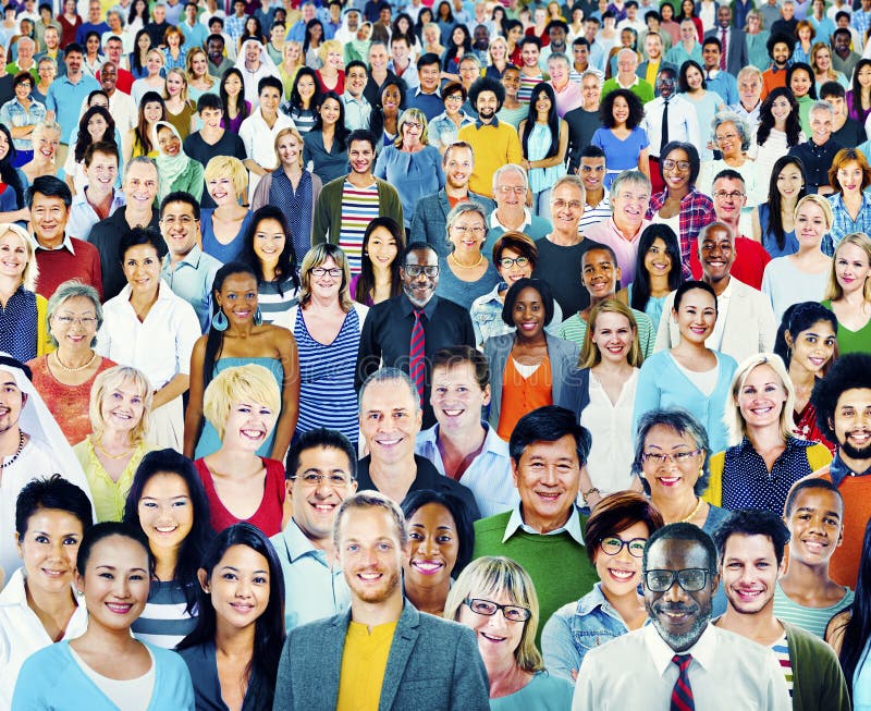 Diversity Large Group of People Multiethnic Concept