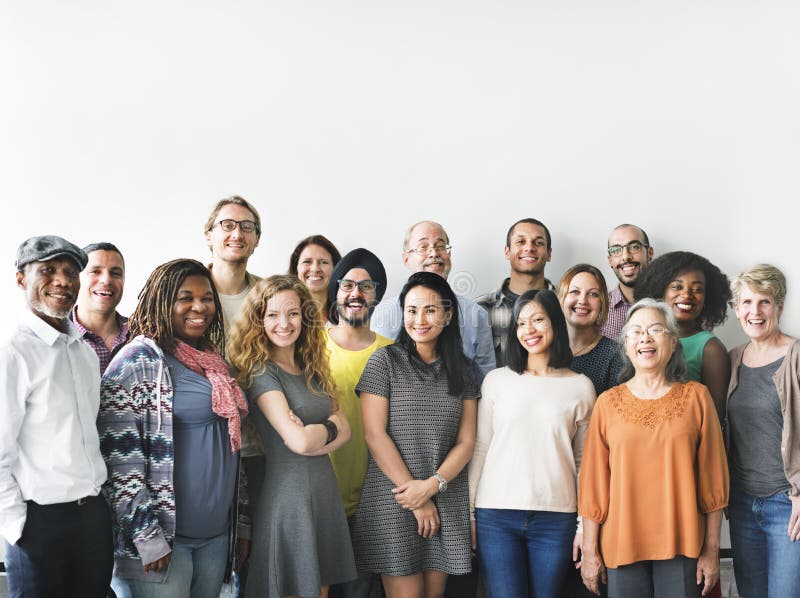 Diversidad grupo un equipo de la unión.