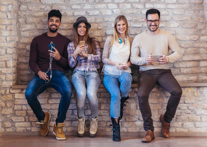 Diversity Students Friends Using Digital Devices Concept royalty free stock images Diversity Students Friends Using Digital Devices Concept royalty free stock images