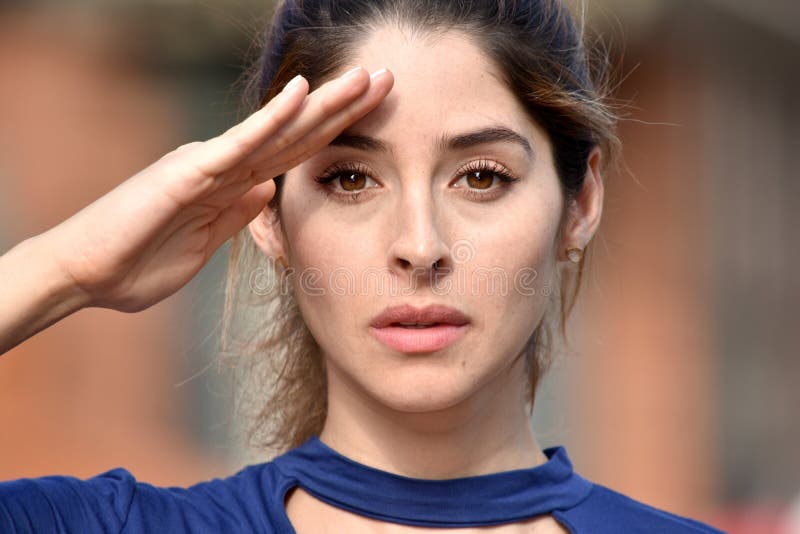 Diverso saluto della femmina fotografia stock libera da diritti Diverso saluto della femmina fotografia stock libera da diritti