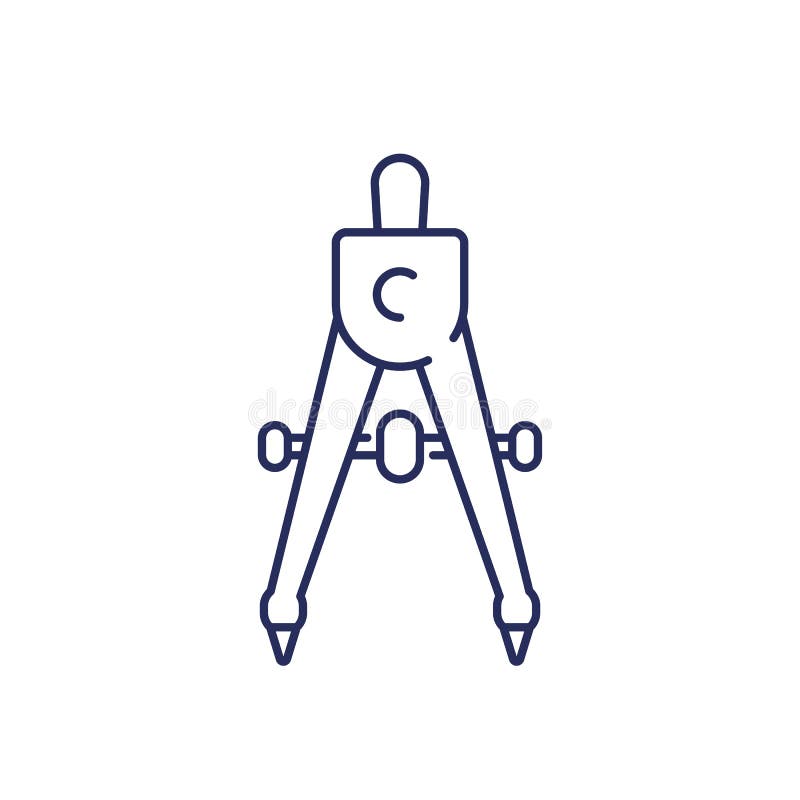 Divider line icon on white stock vector. Illustration of student