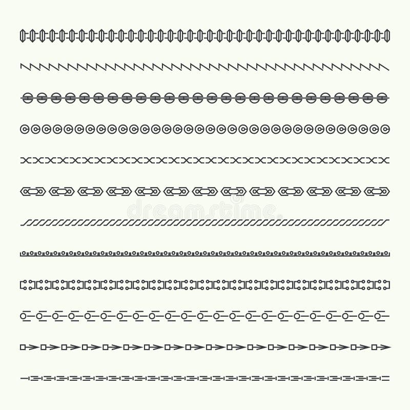 Dividers vector set . stock vector. Illustration of break - 79863883