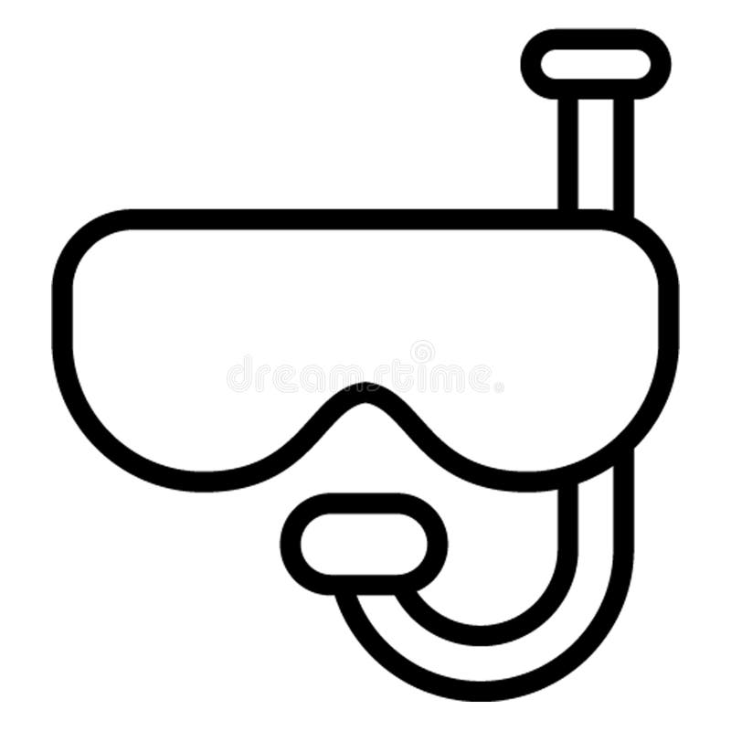 Adelaide Vend tilbage enhed Diving Mask, Face Mask Vector Icon Which Can Easily Edit Stock Vector -  Illustration of ndiving, easily: 153617706