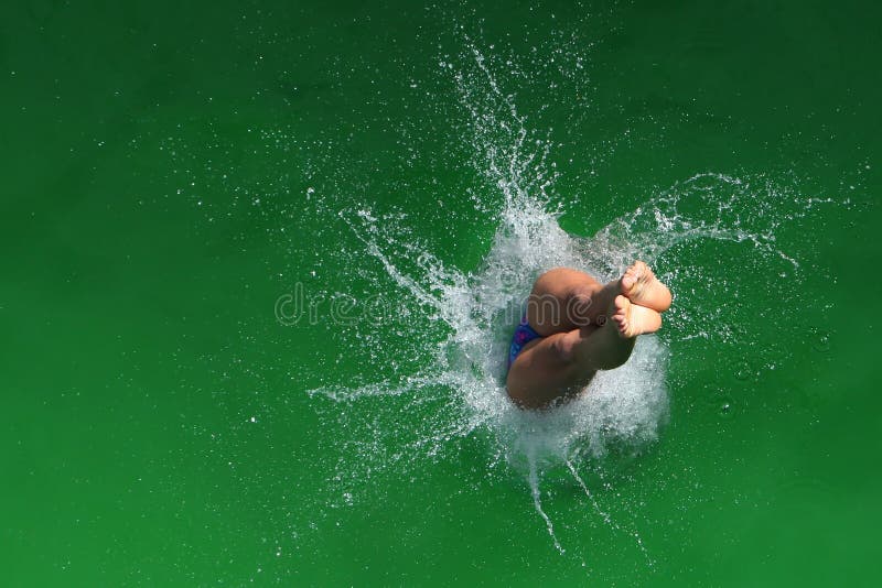 Diving Splash stock photo. Image of movement, clean, pool 13782882