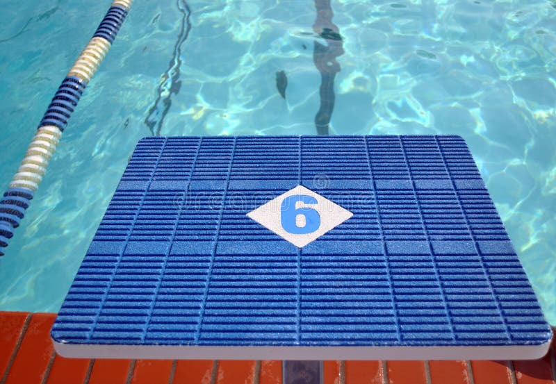 Diving starter block stock image. Image of platform, dove 15005615