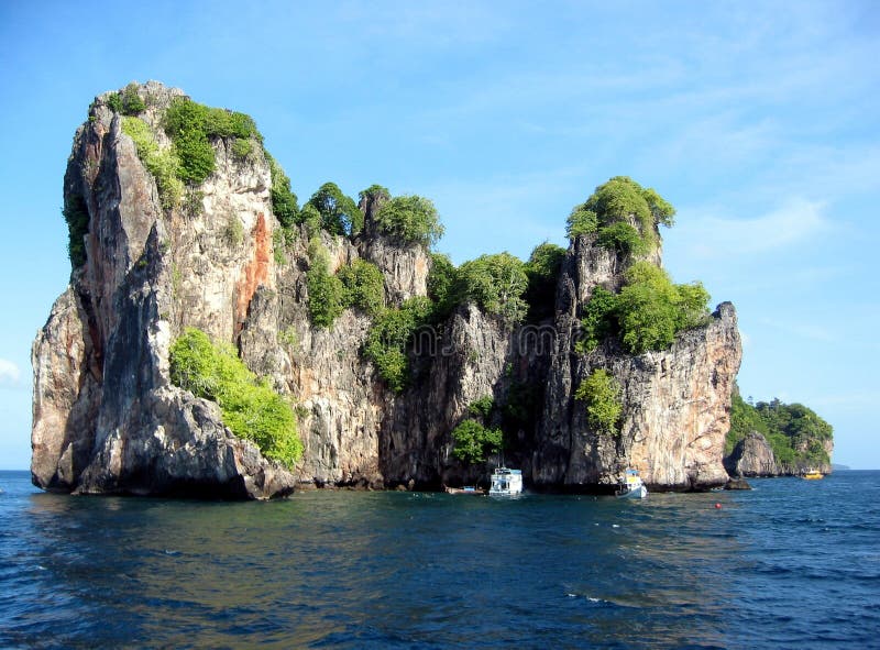 Diving in Thailand royalty free stock photo