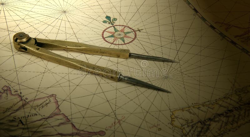 Diviseurs sur une carte images stock Diviseurs sur une carte images stock