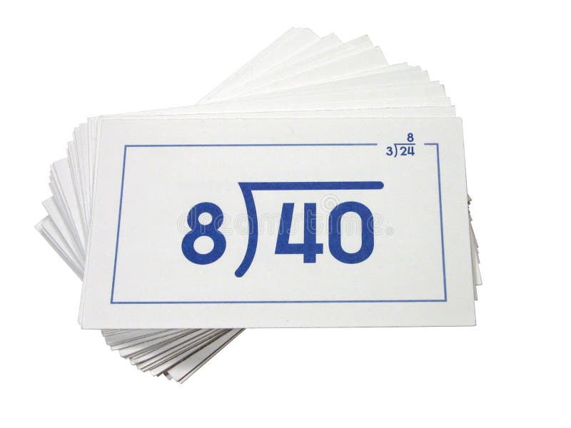 Division Flash Cards