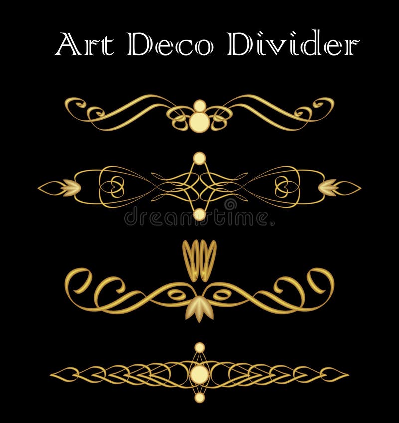Divisor Tipografico Del Vintage En El Diseno Del Art Deco Elementos Decorativos Para La Impresion Menus Del Restaurante L Del Ilustracion Del Vector Ilustracion De Vintage Divisor 110300131