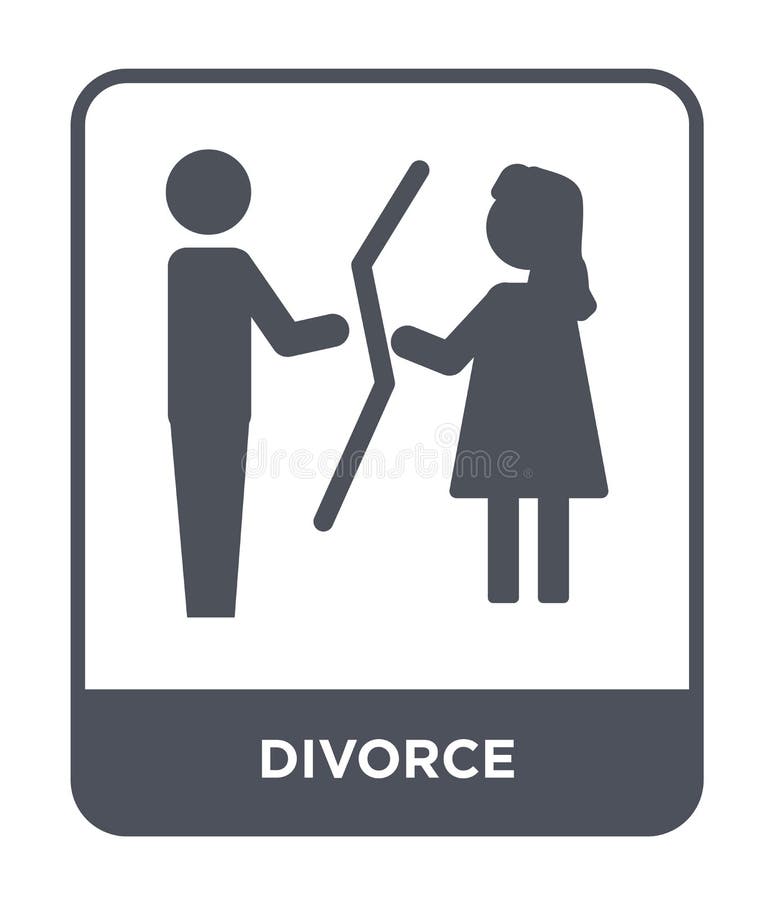 Divorce logo stock vector. Illustration of distrust, disappointing