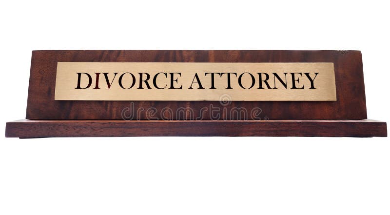 Divorce Name plate