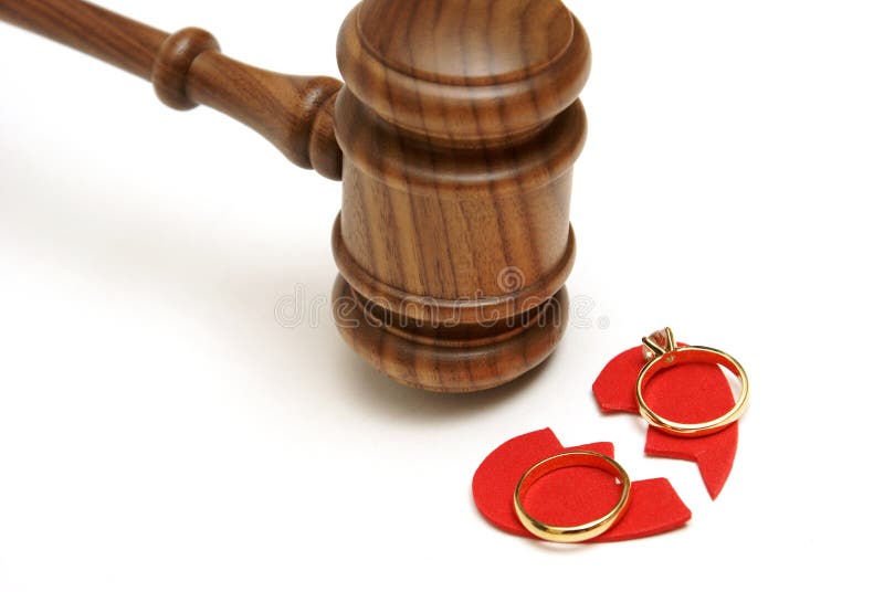 Divorzio legale fotografia stock Divorzio legale fotografia stock