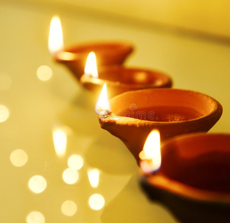 Diwali lamps stock image. Image of dipavali, deepavali - 45453373