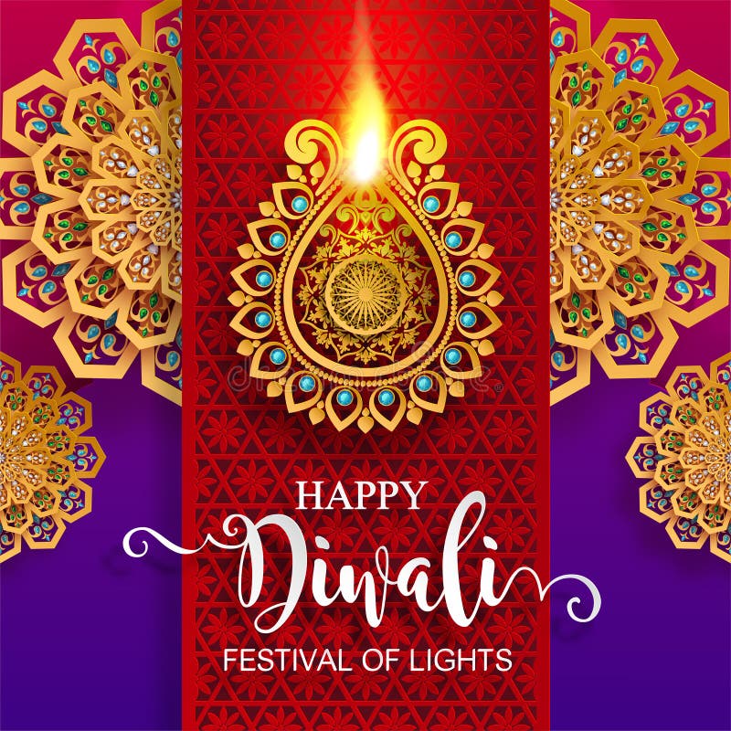 Diwali, Deepavali eller Dipavali festivalen av ljus