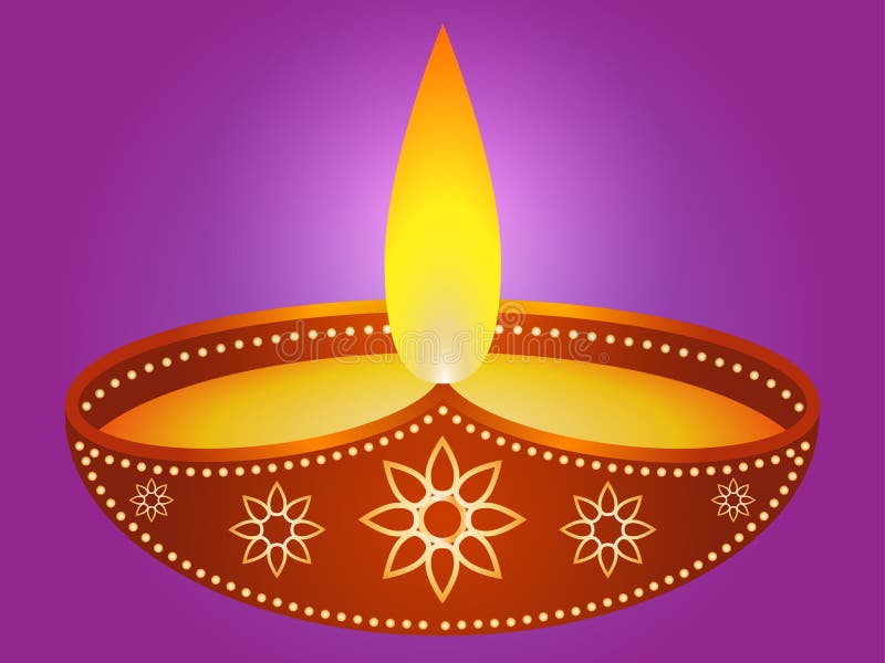 diwali diya lamp vector illustration stock image illustration of decoration festival 77430329 diwali diya lamp vector illustration