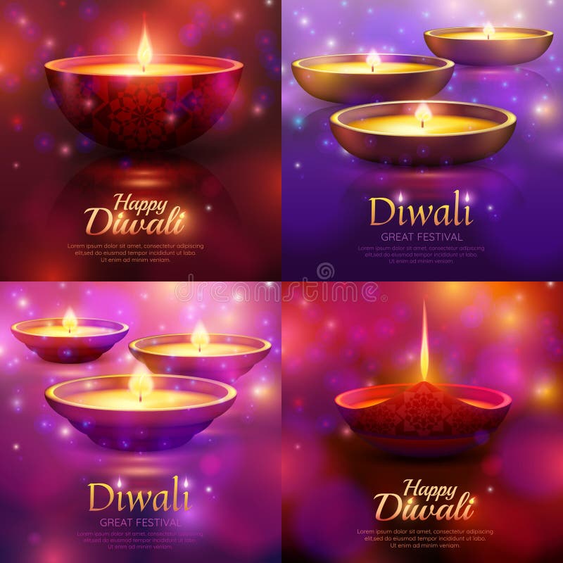 Diwali-Feier-Konzept des Entwurfes vektor abbildung Diwali-Feier-Konzept des Entwurfes vektor abbildung
