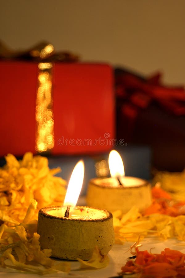 Diwali, festival indiano das luzes foto de stock
