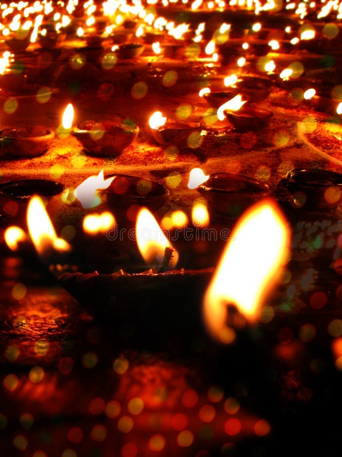 Diwali Lamps royalty free stock photos