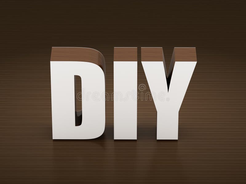 DIY - Do It Yourself acronym on white background Stock Photo - Alamy