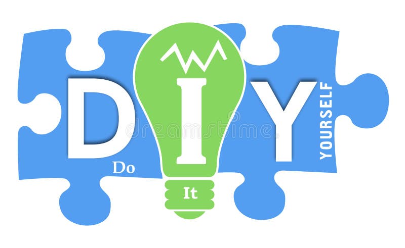 DIY - Do It Yourself acronym on white background Stock Photo - Alamy