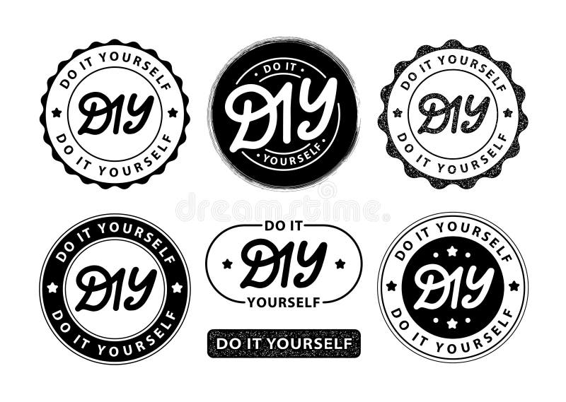Diy Logo Stock Illustrations – 5,317 Diy Logo Stock Illustrations