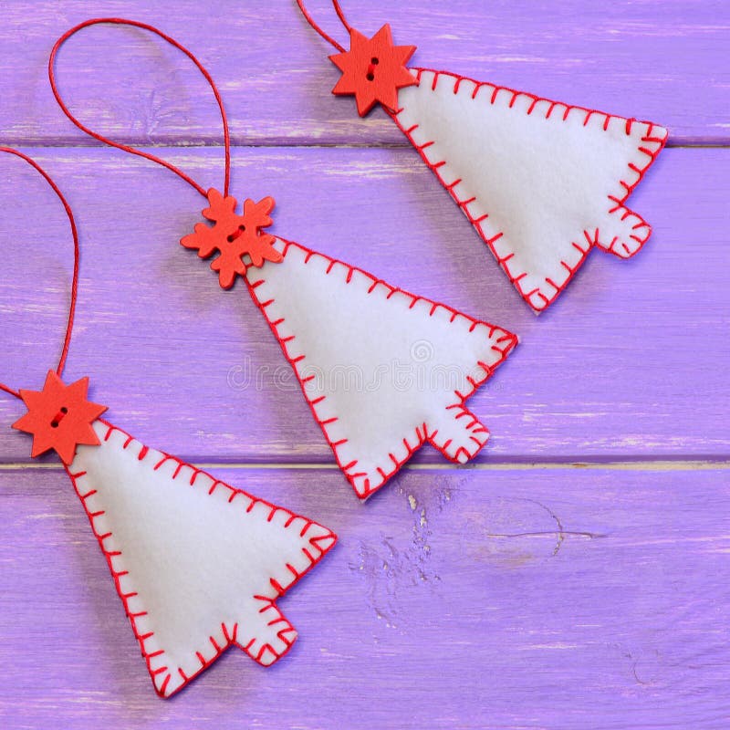 Easy Christmas crafts for adults or kids to make. Felt star