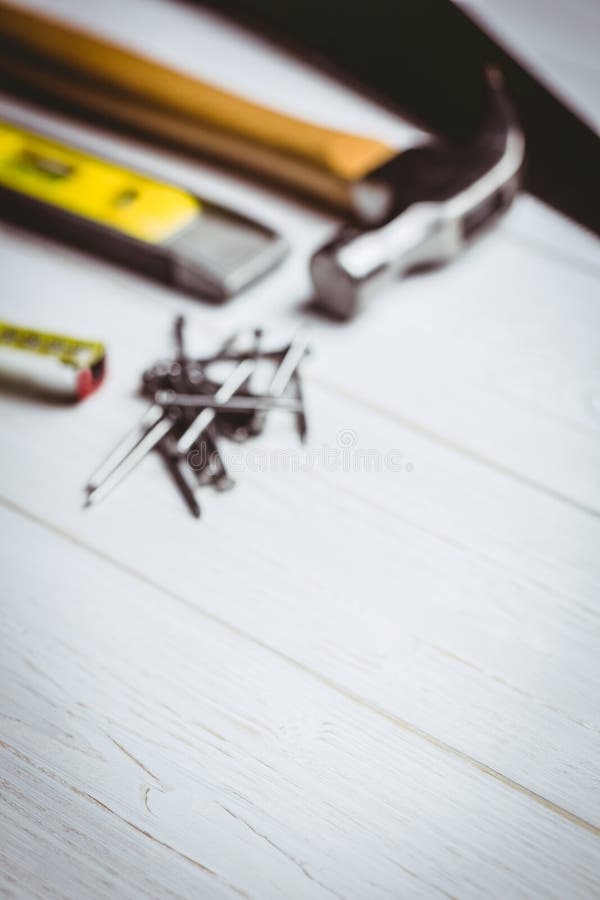 Top View Table Tools Scrapbooking Stock Photo 493183510
