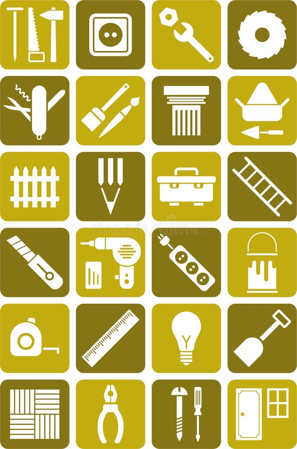 DIY usine des graphismes illustration libre de droits DIY usine des graphismes illustration libre de droits