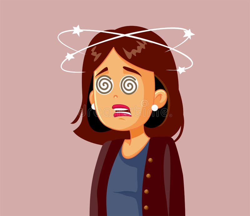 Dizzy Woman Feeling Sick Vector Cartoon Illustration Stock Vector - Illustration of facial, eyes: 233824576 Dizzy Woman Feeling Sick Vector Cartoon Illustration Stock Vector - Illustration of facial, eyes: 233824576