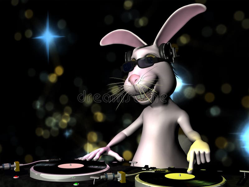 Dj Easter royalty free stock images