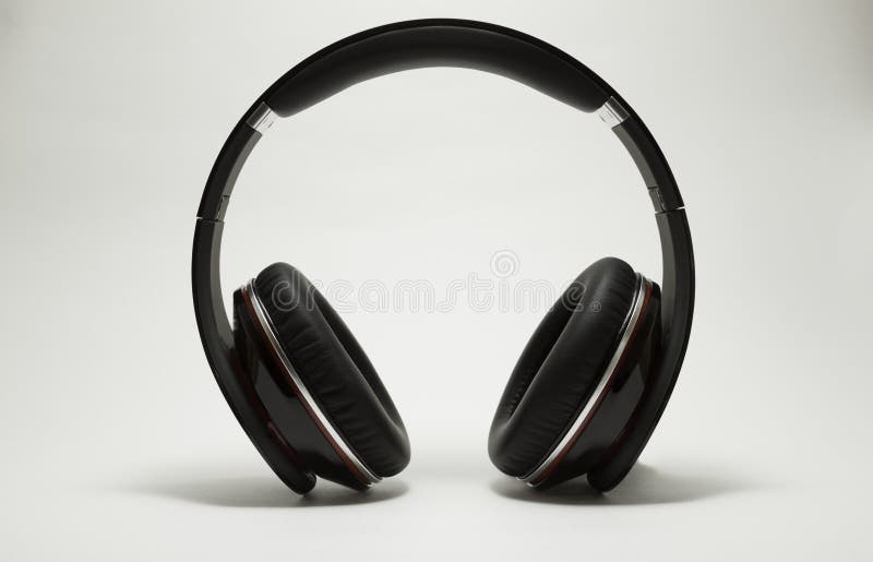 Dj headphones isolated on white