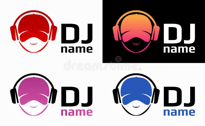 Dj Logo Design. Creative Vector Logo Design with Headphones and DJ with ...