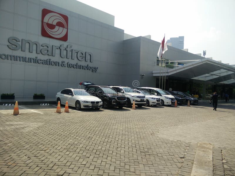 Djakarta/Indonesië 15 juli 2019 smartfren hoofdkantoor, sabang Djakarta royalty-vrije stock fotografie Djakarta/Indonesië 15 juli 2019 smartfren hoofdkantoor, sabang Djakarta royalty-vrije stock fotografie
