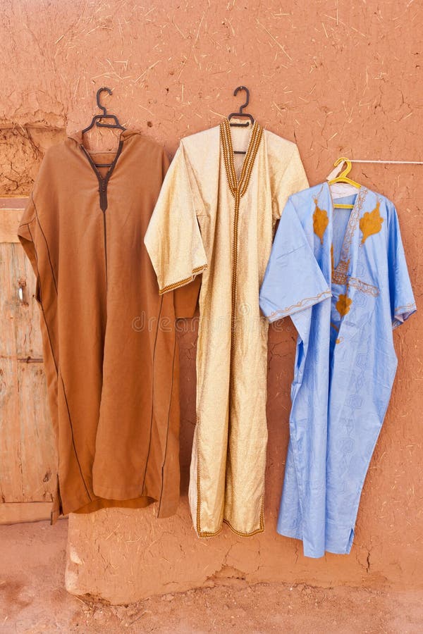 Djellaba - traditional outer robe.