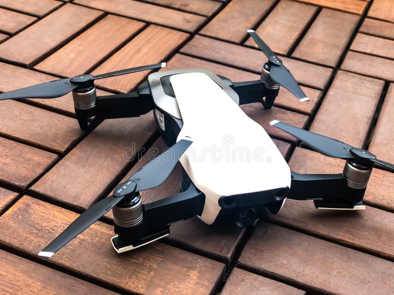 DJI - mavic air portable drone stock image